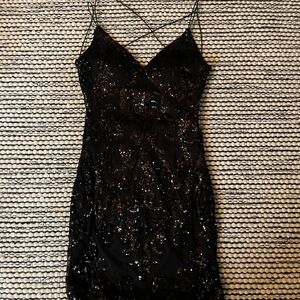 Windsor Black Sequin Dress